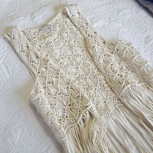 Boho fringe vest